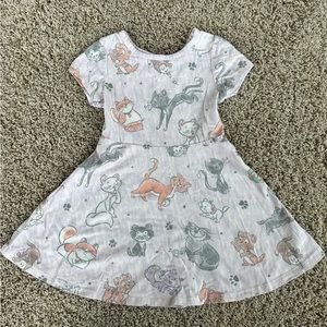 Disney Cats Purple Toddler Dress